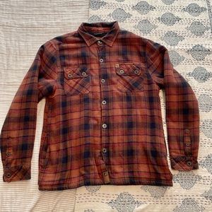 Hippy tree flannel shirt jacket